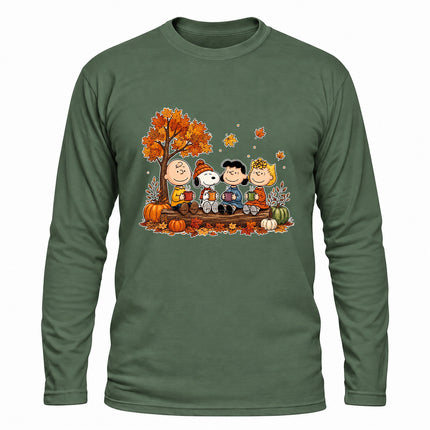 Cozy Fall Coffee Pumpkin Autumn Long Sleeve T-Shirt