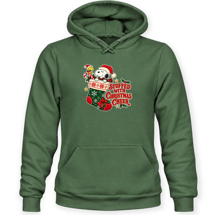 Stuffed With Christmas Cheer Holiday Stocking Hoodie