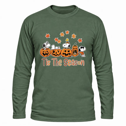 Fall Pumpkin Shirt Tis The Season Autumn Long Sleeve T-Shirt