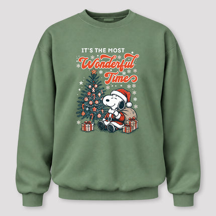 Most Wonderful Time Christmas Tree Gifts Sweatshirt