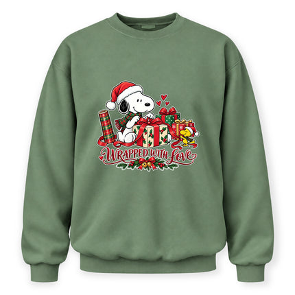 Wrapped With Love Christmas Gift Wrapping Sweatshirt
