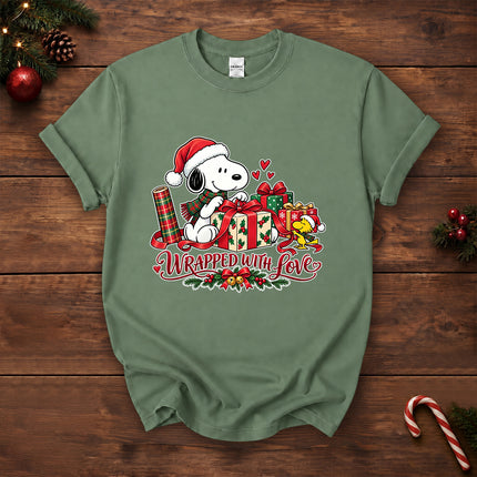 Wrapped With Love Christmas Gift Wrapping T-Shirt