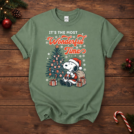 Most Wonderful Time Christmas Tree Gifts T-Shirt