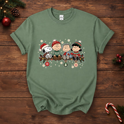 Cozy Christmas Holiday Garland Winter Sweaters T-Shirt
