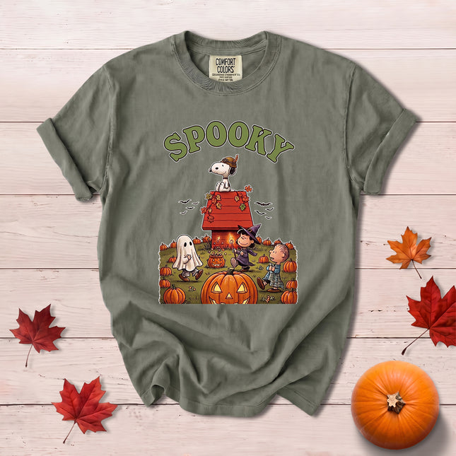 Comfort Colors Fall Autumn Spooky Pumpkin Halloween Season T-Shirt