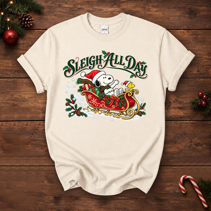 Sleigh All Day Christmas Sleigh Ride T-Shirt