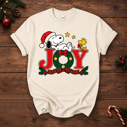 Christmas Joy Wreath Holiday Cheer T-Shirt