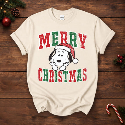 Merry Christmas Vintage Distressed Holiday T-Shirt