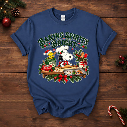 Baking Spirits Bright Christmas Cookie Baking T-Shirt