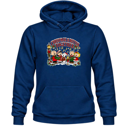 Christmas Is Better Together Festive Caroling Hoodie