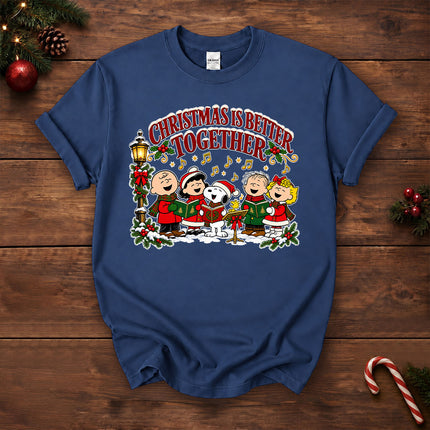 Christmas Is Better Together Caroling Holiday T-Shirt
