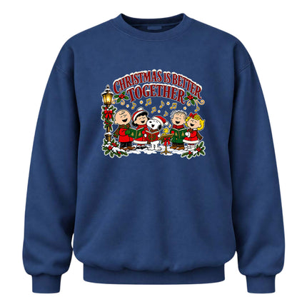 Christmas Is Better Together Caroling Holiday Sweatshirt