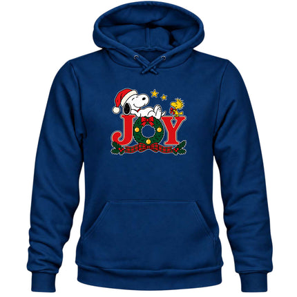 Christmas Joy Wreath Festive Holiday Hoodie