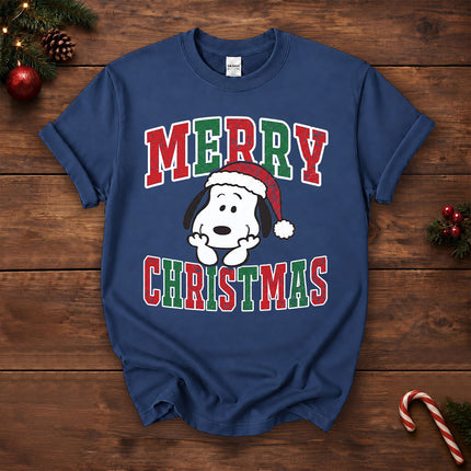 Merry Christmas Vintage Distressed Holiday T-Shirt