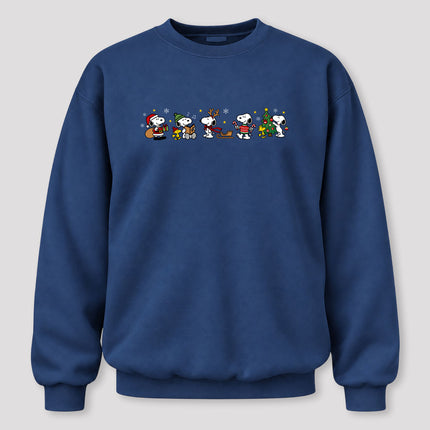 Christmas Holiday Friends Gifts Carols Sleigh Tree Sweatshirt