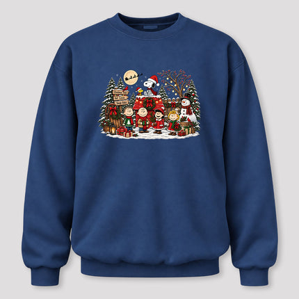 Christmas Tree Farm Hot Cocoa Winter Village Sweatshirt