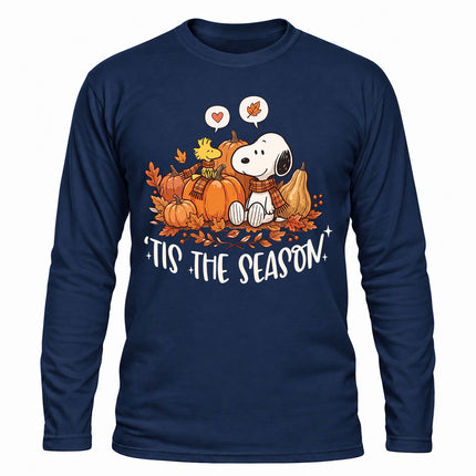 Tis The Season Fall Pumpkin Autumn Long Sleeve T-Shirt