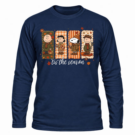 Tis The Season Fall Harvest Cozy Autumn Long Sleeve T-Shirt