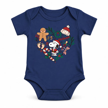Baby Bodysuit Christmas Gingerbread Candy Cane Festive Outfit