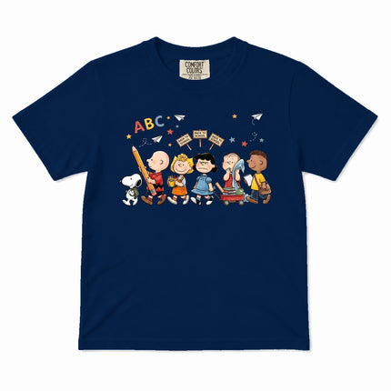 Comfort Colors Back To School First Day Classroom Friends Kid T-Shirt