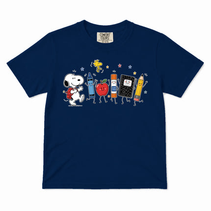 Comfort Colors Back To School Cute School Supplies Kid T-Shirt
