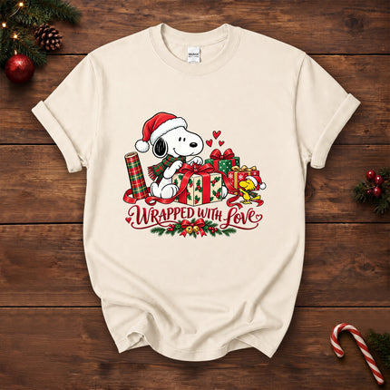 Wrapped With Love Christmas Gift Wrapping T-Shirt