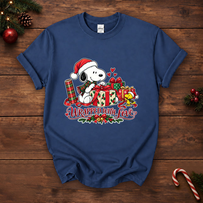 Wrapped With Love Christmas Gift Wrapping T-Shirt