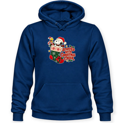 Stuffed With Christmas Cheer Holiday Stocking Hoodie