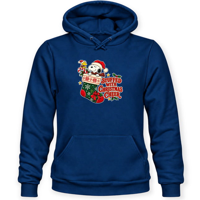 Stuffed With Christmas Cheer Holiday Stocking Hoodie
