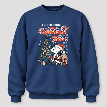 Most Wonderful Time Christmas Tree Gifts Sweatshirt