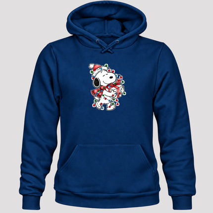 Christmas Lights Wrapped Gift Cozy Christmas Hoodie