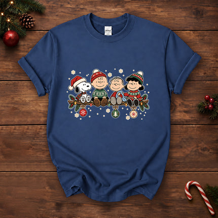 Cozy Christmas Holiday Garland Winter Sweaters T-Shirt