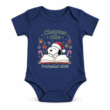 Chapter One Published 2026 Christmas Newborn Outfit Baby Bodysuit
