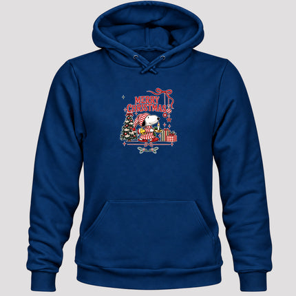 Merry Christmas Cozy Candlelight Tree Gift Graphic Hoodie