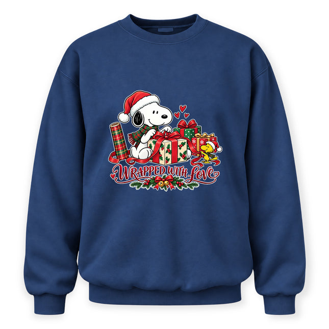 Wrapped With Love Christmas Gift Wrapping Sweatshirt
