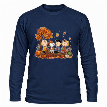 Cozy Fall Coffee Pumpkin Autumn Long Sleeve T-Shirt