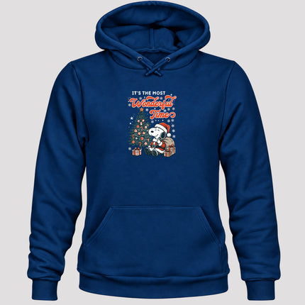 Most Wonderful Time Christmas Tree Holiday Gifts Hoodie