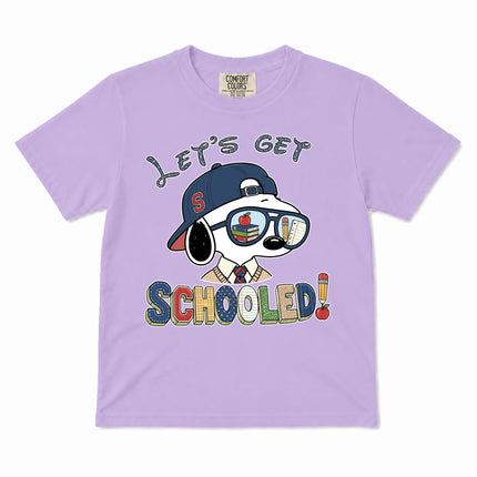 Comfort Colors Back To School Let's Get Schooled First Day Kid T-Shirt