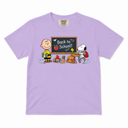 Comfort Colors Back To School Classroom Blackboard First Day Kid T-Shirt