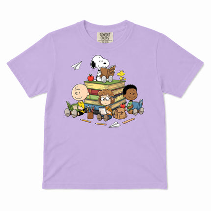 Comfort Colors Back To School Reading Books Classroom Kid T-Shirt