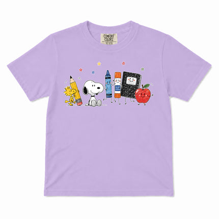 Comfort Colors Back To School Cute School Supplies Kid T-Shirt