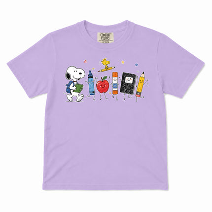 Comfort Colors Back To School Cute School Supplies Kid T-Shirt