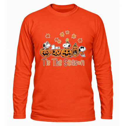 Fall Pumpkin Shirt Tis The Season Autumn Long Sleeve T-Shirt