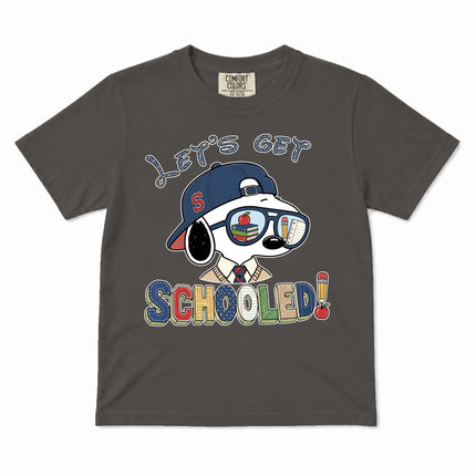 Comfort Colors Back To School Let's Get Schooled First Day Kid T-Shirt