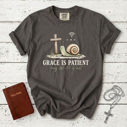 Comfort Colors Grace Is Patient Funny Christian Faith T-Shirt