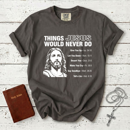 Comfort Colors Christian Bible Verse Promise Faith T-Shirt