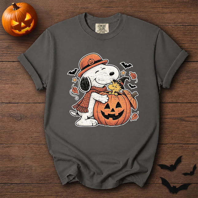 Comfort Colors Halloween Pumpkin Cute Spooky Fall Vintage T-Shirt
