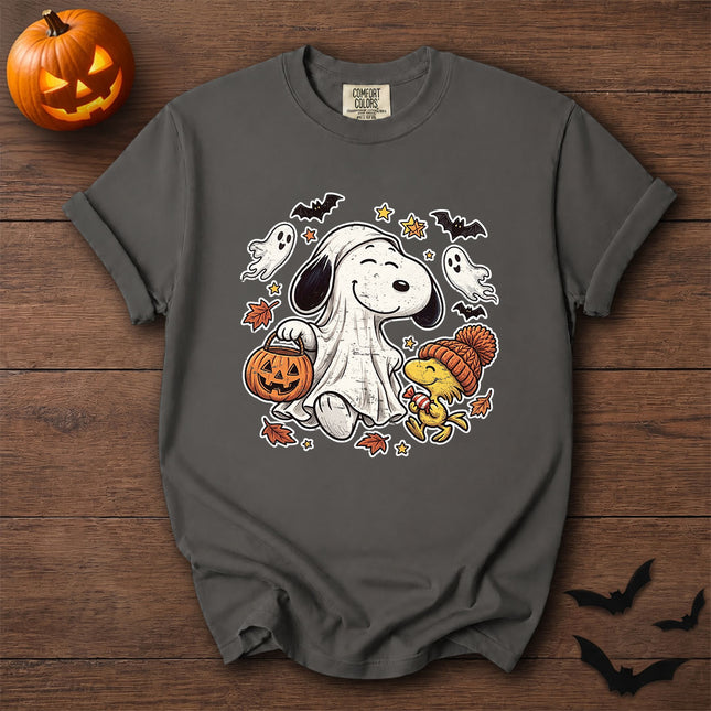 Comfort Colors Halloween Ghost Pumpkin Trick or Treat T-Shirt