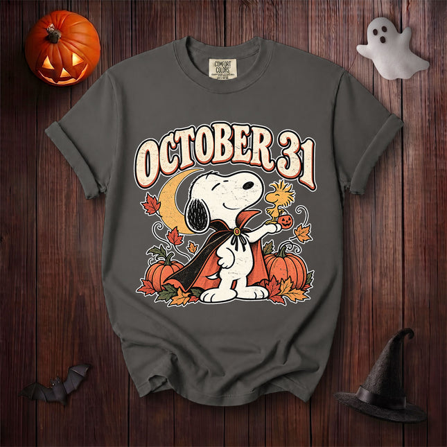 Comfort Colors Vintage Halloween October 31 Pumpkin Graphic T-Shirt