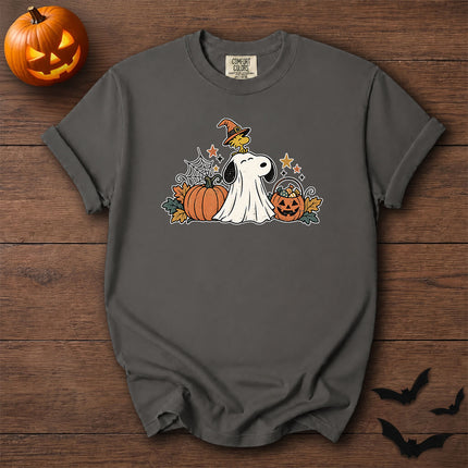 Comfort Colors Cute Ghost Pumpkin Halloween Graphic T-Shirt